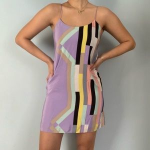 Tibi Arizona 100% Silk Slip Dress